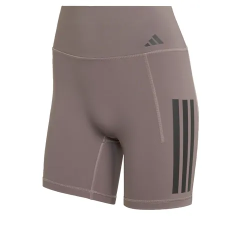 adidas Femme Optime Workout 3-Stripes Short Leggings, charcoal, XXS 7 Inch