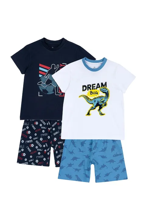 Chicco Set di 2 Pigiami Bambini e Ragazzi Corti 100% Cotone NOS