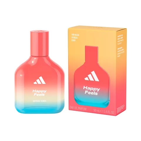 adidas Vibes Happy Feels Eau de Parfum, per Tutti, Vivace ed Esaltante, Profumo a Lunga