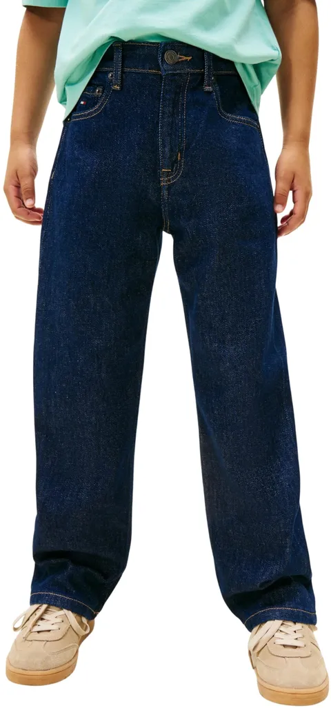Tommy Hilfiger Jeans da Ragazzo Relaxed Rinse KB0KB10039 Dritto, Denim (Rinse), 16 Anni, Denim (risciacquo), 16 Anni