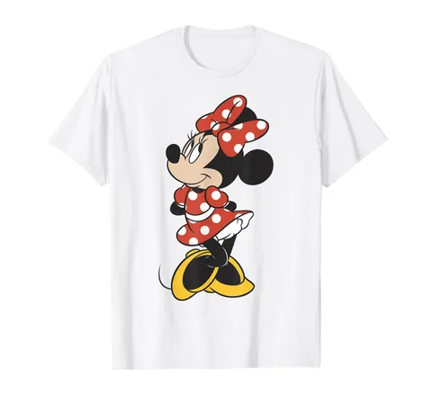 Disney Mickey And Friends Minnie Mouse Traditional Portrait Maglietta