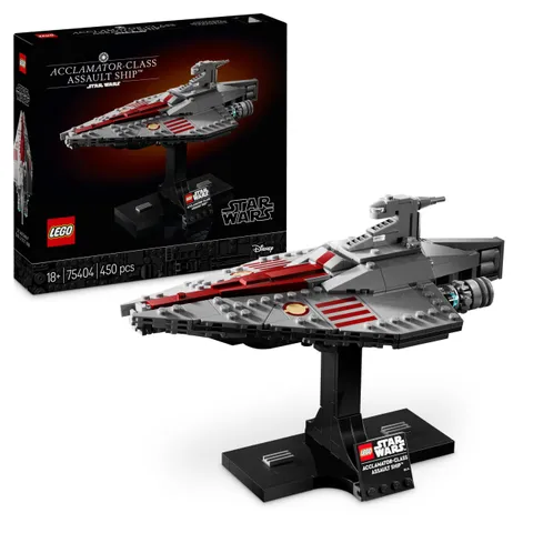 LEGO Star Wars 75404 Nave d'Assalto Classe Acclamator, Modellino da Costruire di