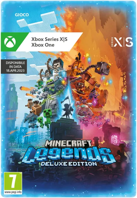 Minecraft Legends Deluxe Edition, Xbox One/Series X/S, Codice download