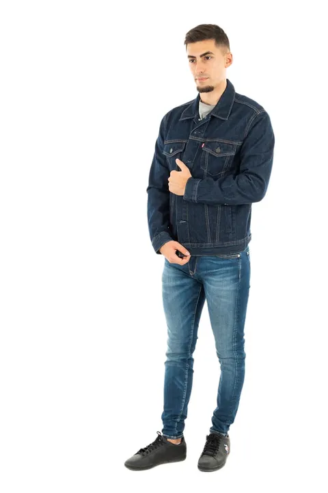 Levi's The Trucker Jacket, Giacca, Uomo, Med Indigo - Worn In (0557), XXS