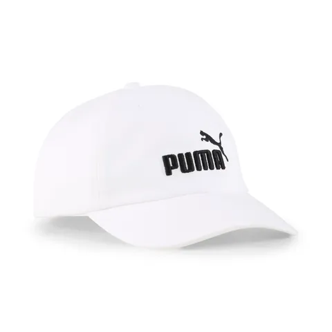 PUMA Cappellino da Baseball con Logo Ess No. 1 OneSize, White