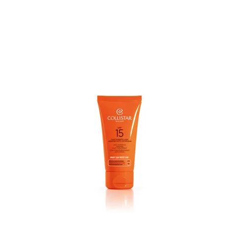 Collistar Trattamento Viso Abbronzante Antirughe SPF 15, Crema idratante protettiva dal
