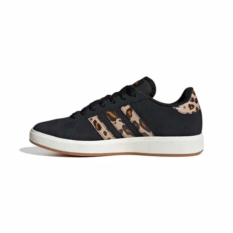 adidas Donna Grand Court Base 00s Shoes, Core Black/Dark Brown/Bronze Strata, 38 EU