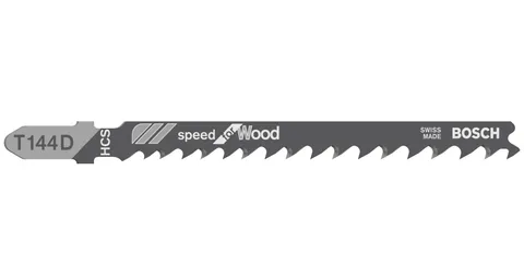 Bosch Professional 5 x Lame per seghetto alternativo T 144 D Speed for Wood (per Legno