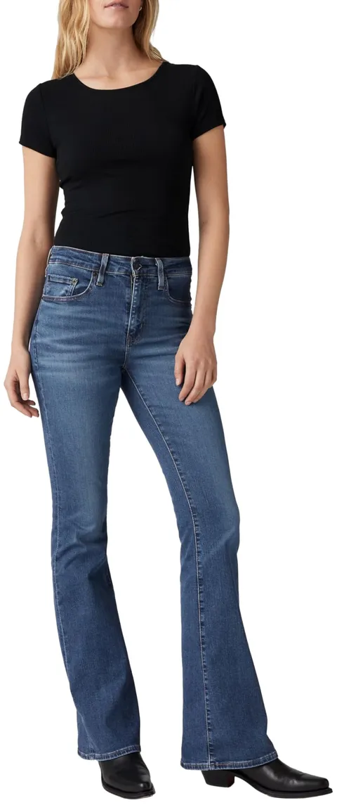 Levi's 726 High Rise Flare, Donna, Blue Wave Mid, 30W / 34L