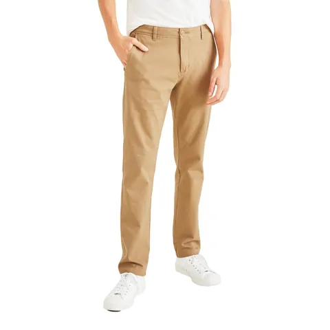 Dockers Slim Fit Ultimate Chino Pants, Pantaloni Casual Uomo, New British Khaki, 30W / 34L