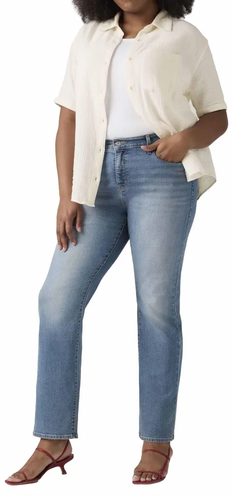 Levi's Women's Plus Size 314 Shaping Straight Jeans