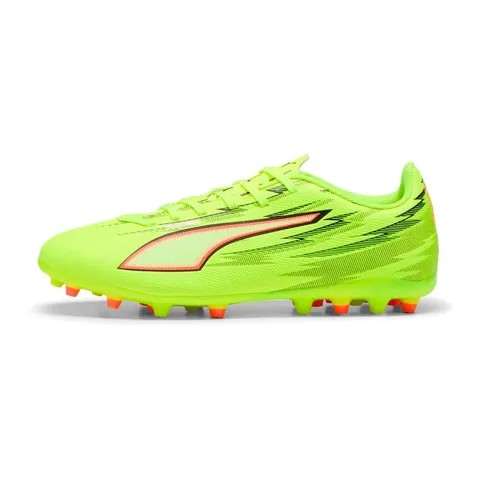 PUMA Scarpe da Calcio Unisex Ultra 6 Play MG, Giallo Alert Black-Glowing Red-Lime