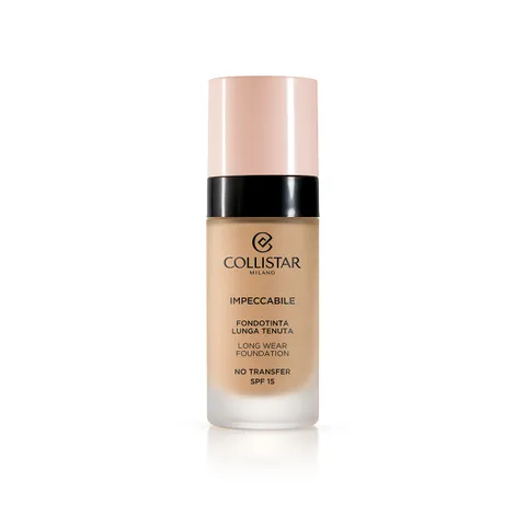 Collistar Impeccabile Fondotinta Lunga Tenuta, No Transfer, SPF 15, Idratazione Immediata