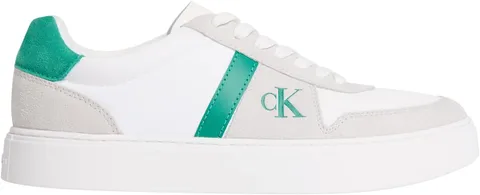 Calvin Klein Classic Cups Lace Mix EMB Tongue Ym0ym01395, Basso Top Uomo, White (Bright White/Enchanted Forest), 46 EU