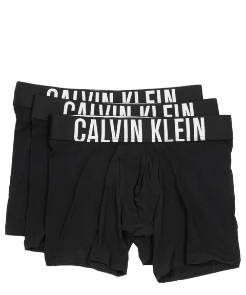 Calvin Klein Uomo Boxer Confezione da 3 Intimo, Nero (Black/Black/Black), S