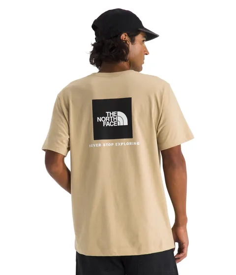 The North Face Evolution Box NSE Regular Short Sleeve T-Shirt da Uomo Khaki Stone L