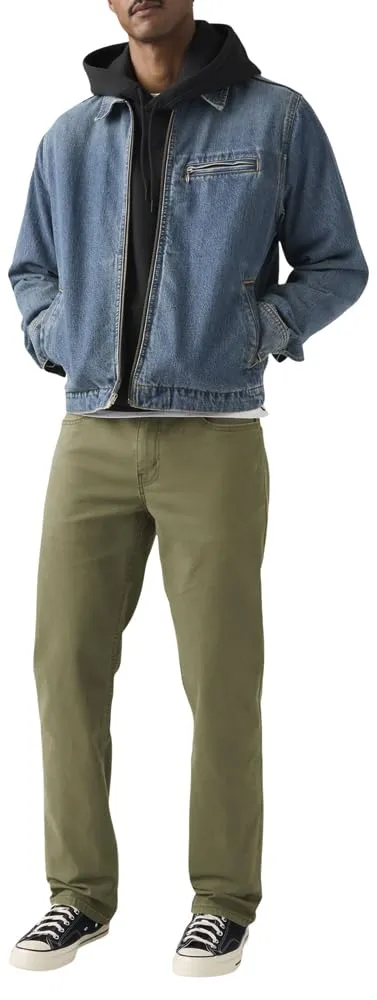 Levi's 514 Straight Fit, Jeans Uomo, 1946 - Olive Night, 33W / 32L