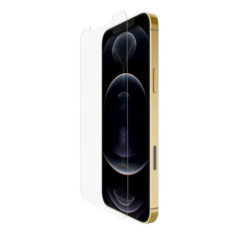 Belkin Proteggi Schermo TemperedGlass Antimicrobico per iPhone 12 Pro Max, Riduce i