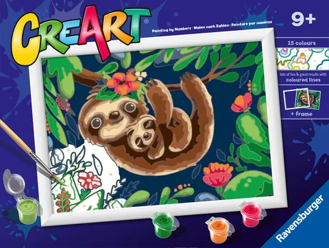 Ravensburger CreArt: Vita da brapo - Dipingere con i Numeri per Bambini 9+ Anni, Kit
