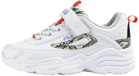 Fila Skye V Kids - Sneaker da Bambino, 35 EU, Colore: Bianco/Nero, Bianco Nero, 35 EU
