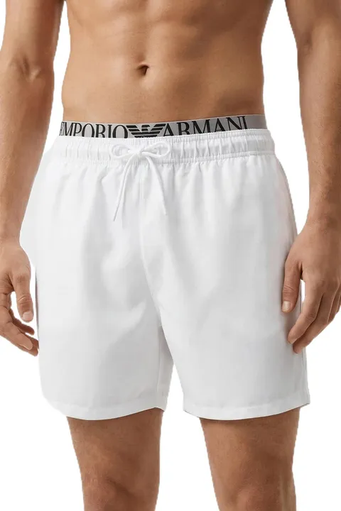 Emporio Armani Boxer Uomo Logoband Bianco XXL