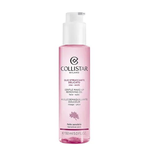 Collistar Olio Struccante Delicato, Rimuove il Trucco Waterproof, per Pelli e Occhi