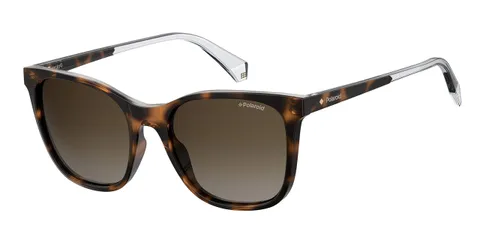 Polaroid PLD 4059, Occhiali da Sole Donna, Multicolore (086/La Havana), 53