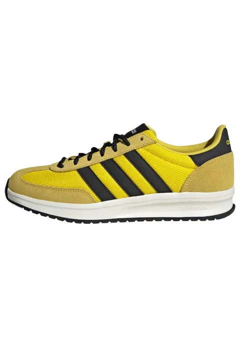 Adidas Uomo Run 70S 2.0 Shoes, Yellow/Core Black/off White, 40 2/3 EU