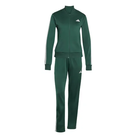 adidas Donna Essentials 3-Stripes Track_Suit, collegiate green, XS