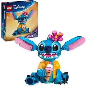 LEGO | Disney Stitch Giocattolo - Personaggio da Gioco e da Esposizione con Cono Gelato e