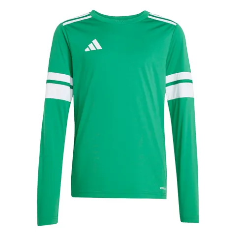 adidas SQUADRA25 Jersey LONG Sleeve KIDS, T-shirt Unisex - Bambini, team green/white