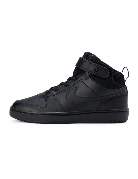 Nike Court Borough Mid 2, Baby/Toddler Shoe Bambino, Black/Black-Black, 22 EU