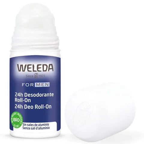 Weleda For Men Deo Roll-on, deodorante roll senza sali d'alluminio, dalla raffinata e