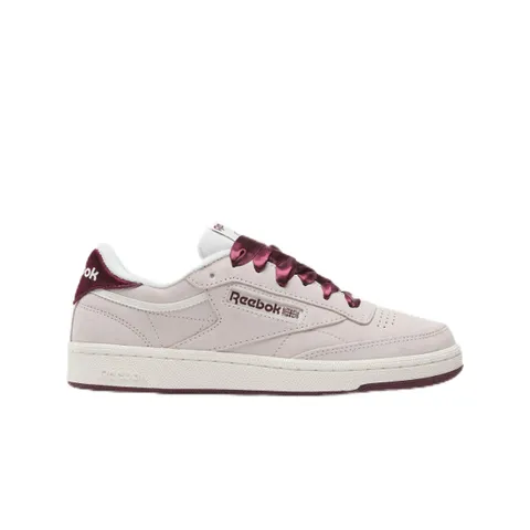 Reebok Donna Club C 85 Sneaker, Luxegrey/Blackcherry/Chalk, 40,5 EU, Luxegrey Blackcherry