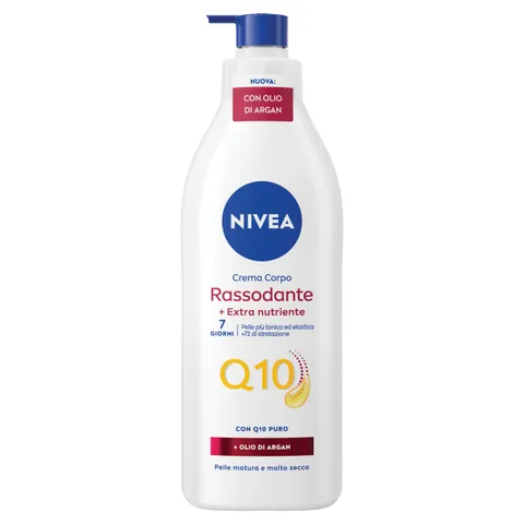 Nivea Q10 Crema Corpo Rassodante + Extra Nutriente 400 ml, Crema rassodante corpo con