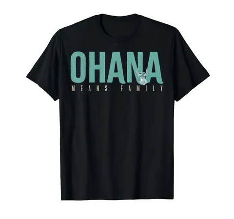 Disney Lilo & Stitch Ohana Mean Family Stitch Maglietta