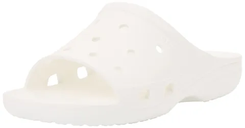 Crocs Saturday Slide W da donna, bianco, 38 UK, bianco, 37/38 EU
