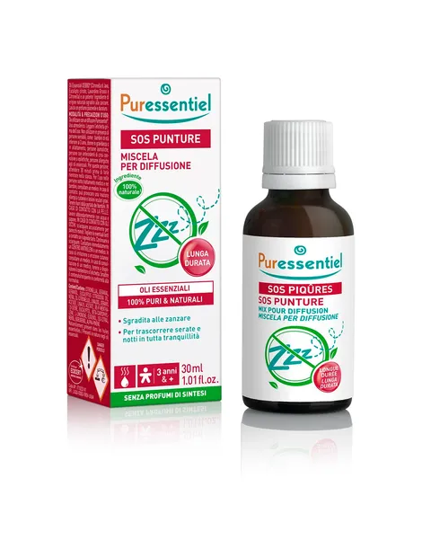 Puressentiel Oli Essenziali per Diffusione SOS Punture dai 3 anni 30 ml