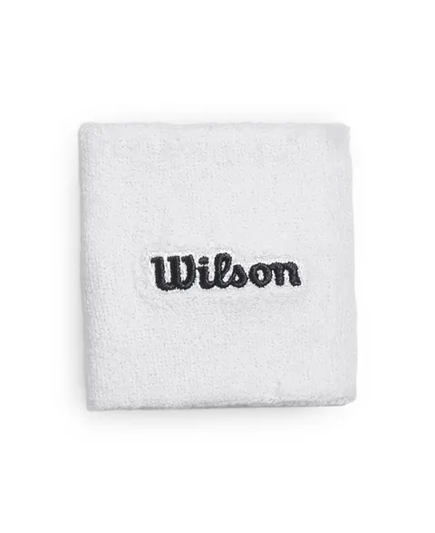 Wilson Terry Logo Polsini, Controllo Dell'Umidità E Asciugatura Rapida, Colore: Bianco
