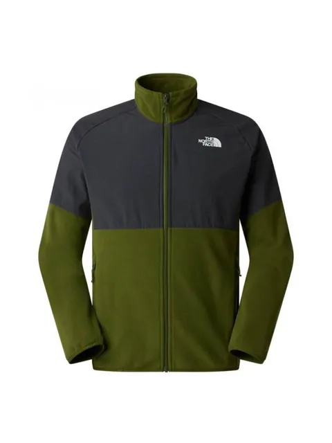 The North Face Glacier Heavyweight Full Zip Giacca da uomo Woodland Green/Asphalt S