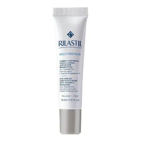 Rilastil Multirepair Crema Contorno Occhi Labbra Antirughe e Antiossidante, Riparatrice