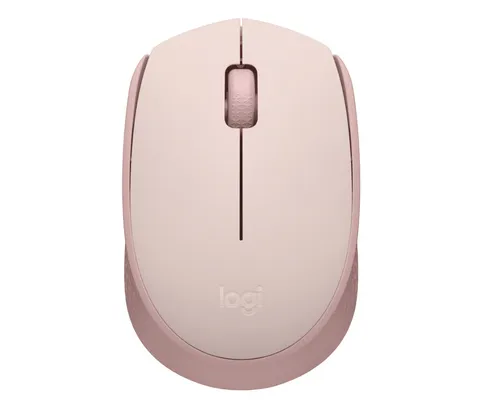 Logitech M171 Mouse Wireless per PC, Mac, Laptop, 2,4 GHz con Mini Ricevitore USB, Tracciamento Ottico, Durata della Batteria di 12 mesi, Ambidestro - Rosa