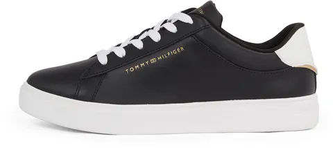 Tommy Hilfiger Donna Sneakers Court Essential Profilo Basso, Nero (Black), 40