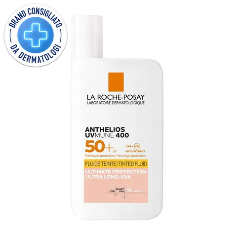 La Roche-Posay, Anthelios UVmune 400, Fluido colorato viso invisibile ad altissima