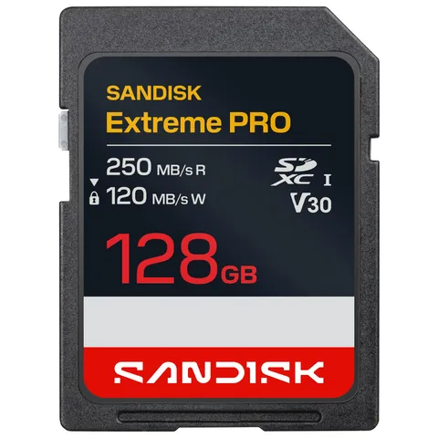 Sandisk Extreme PRO Scheda SD UHS-I da 128 GB (velocità di lettura fino a 250 MB/s e