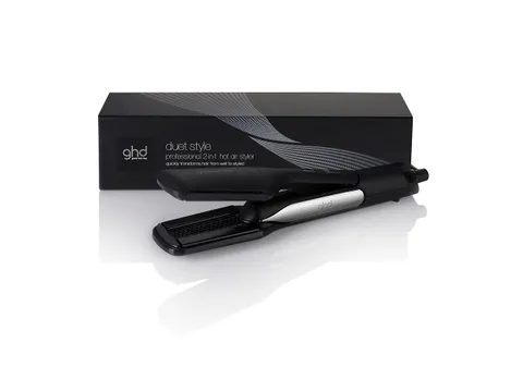 ghd Duet Style, Piastra Asciugacapelli Professionale 2 in 1 ad Aria Calda, Capelli Lisci