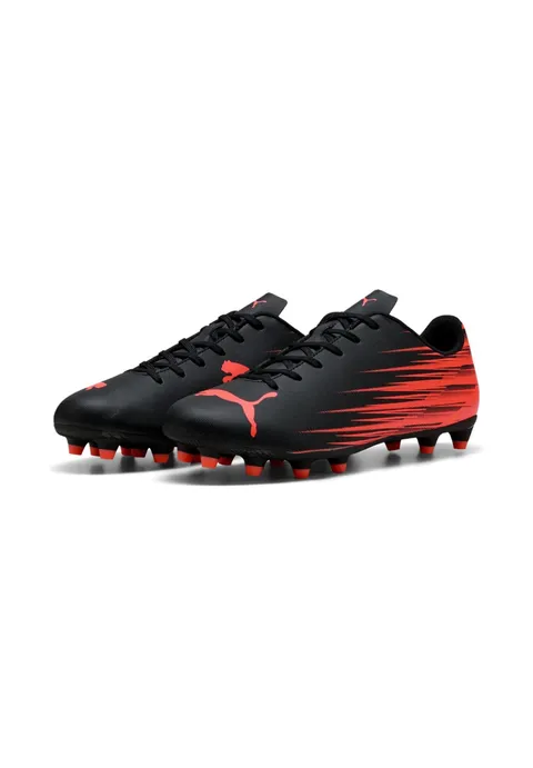 Puma Scarpe Attacanto II Fg/AgSoccer Uomo, Puma Nero Rosso Brillante, 41 EU