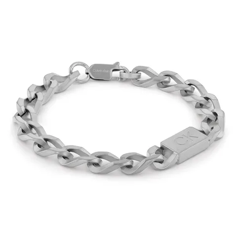 Calvin Klein Braccialetto a Catena da Uomo Collezione OUTLOOK in Acciaio Inossidabile - 35000254