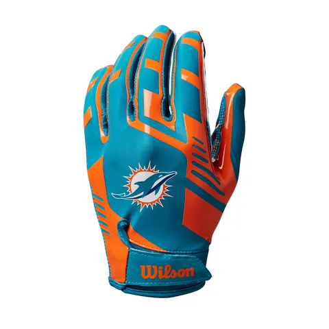 Wilson Guanto da football AD NFL Stretch Fit, Vestibilità e Tenuta Sicure, In Tessuto