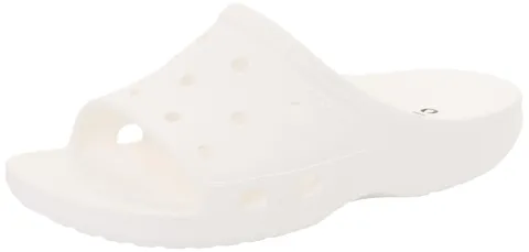 Crocs Uomo, Saturday Slide M,White,6 UK Uomo